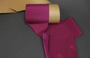 Silk taffeta wide ribbon antique Victorian 4 in magenta pink Y943
