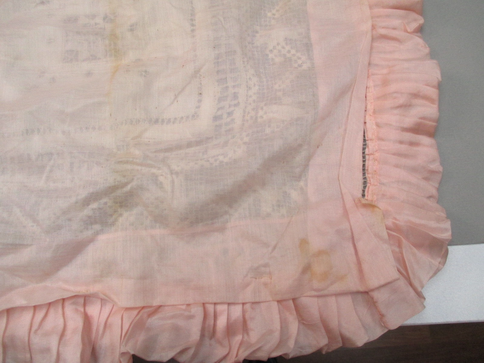 Antique Victorian baby coverlet