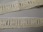 Antique Victorian Lace beading narrow trim