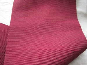 Wide burgundy red ribbon vintage 1930s 4 1/8 inch wide cranberry red Y335