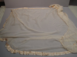 Antique Victorian Gossamer silk remnant