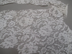Antique Victorian cotton Lace remnant