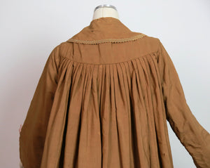 Antique Victorian Civil War era womens traveling paletot cloak coat