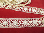 Antique Victorian Handmade Cluny Lace Yardage