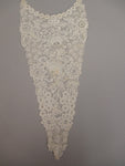 Antique Duchesse lace yoke Victorian era point de gaze inserts