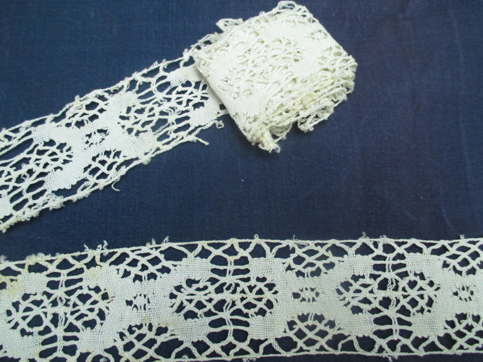 Antique Victorian cotton lace trim