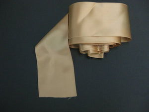 Gold satin ribbon 3 inch wide