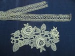 Antique Victorian trim and applique lot