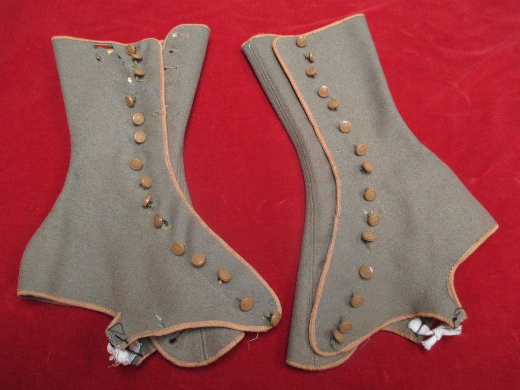 Antique Victorian skate Gaiters