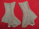 Antique Victorian skate Gaiters