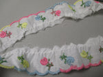 Vintage 50s Eyelet edge trim