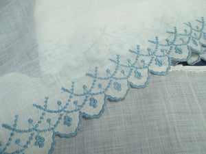 Antique Victorian Embroidered flounce