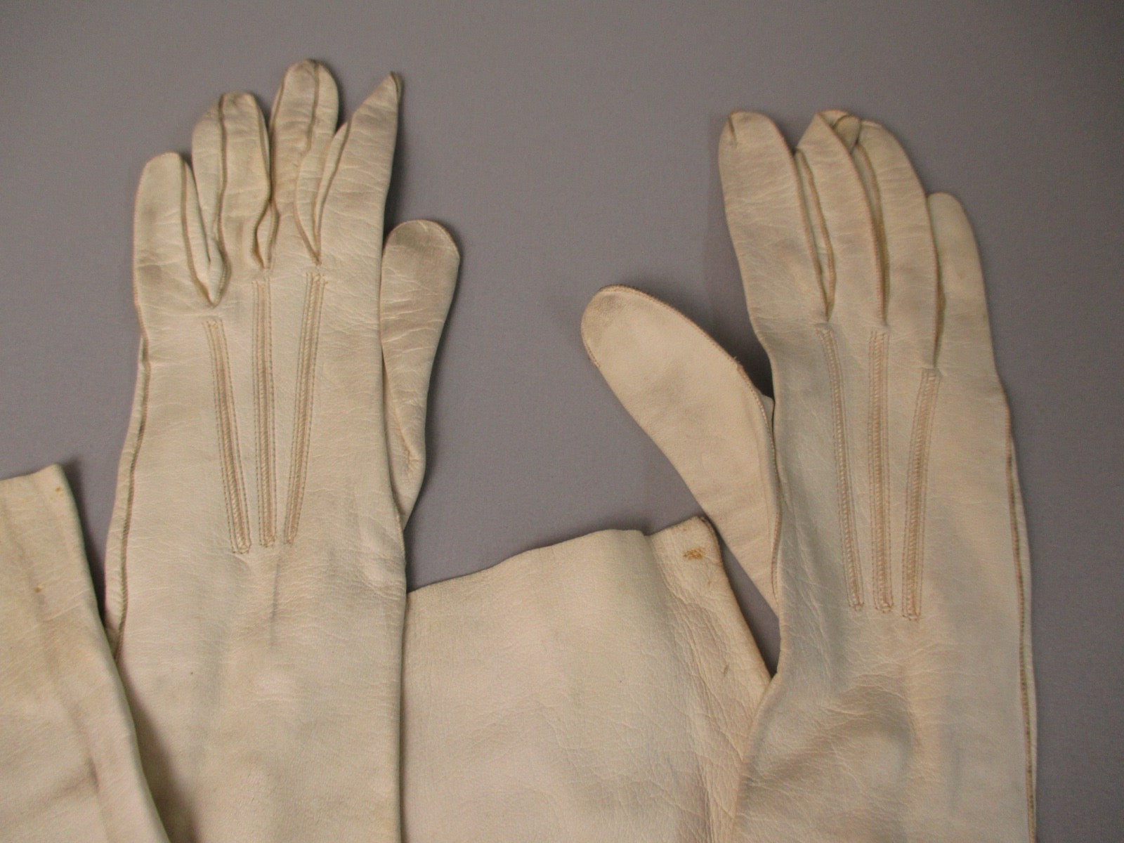 Antique Victorian Kid Leather Opera Gloves