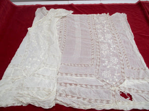 Antique Victorian Lace Petticoat Remnant