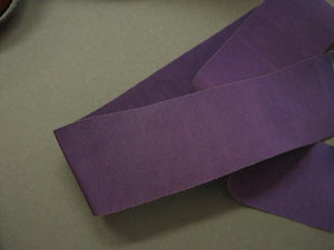 Vintage purple grosgrain ribbon 30s rayon millinery 2 inch width