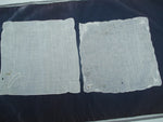 Antique Victorian Handkerchiefs set of 2