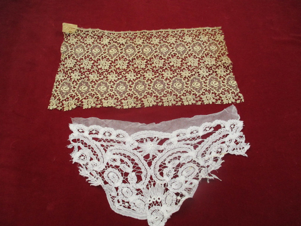 Antique Victorian Lace lot 2 pc