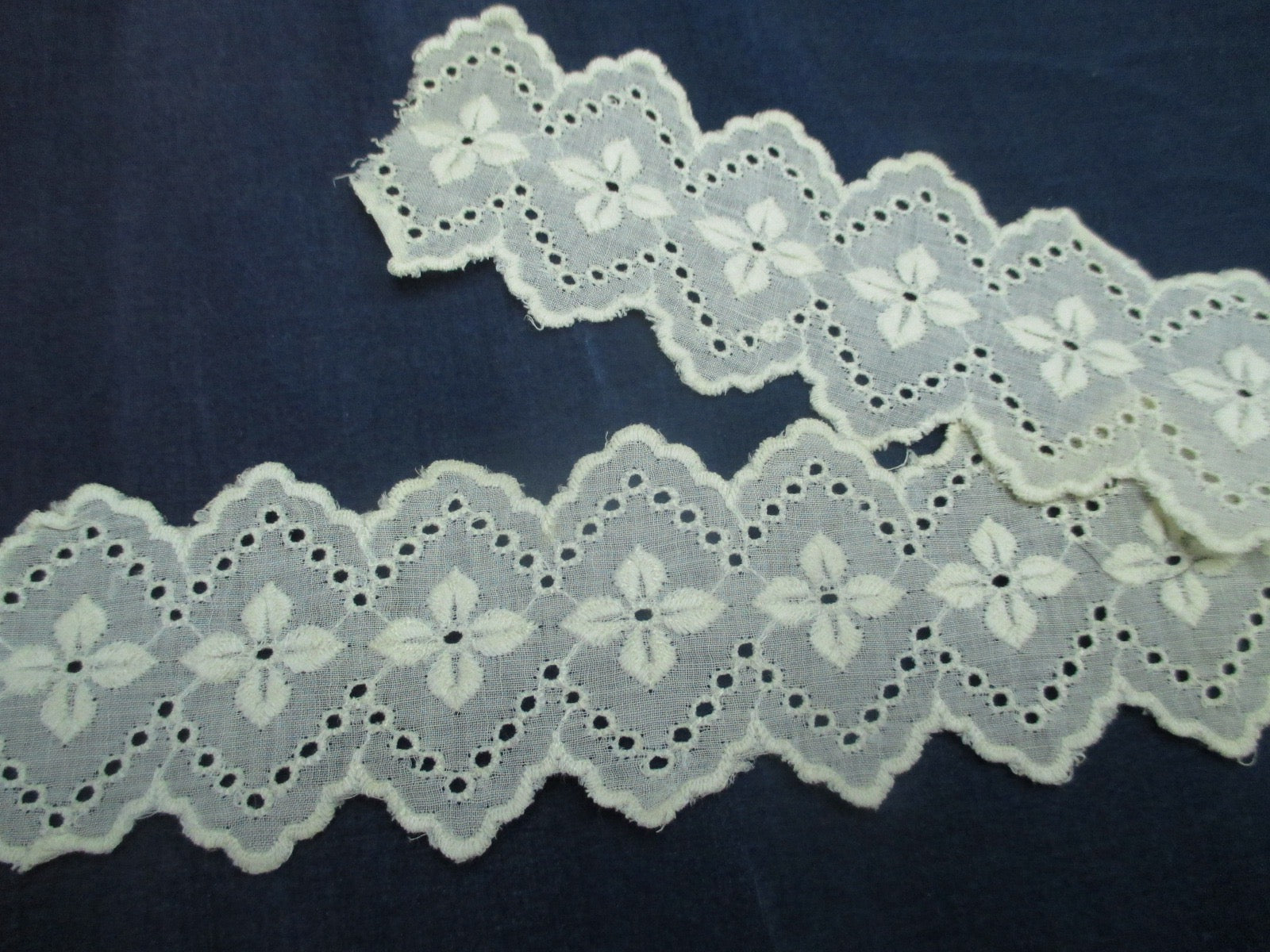 Antique Victorian Eyelet lace trim