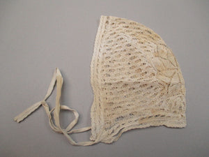 Antique Victorian Lace baby bonnet