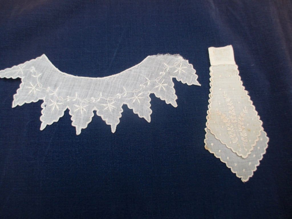 Antique Victorian Lace lot 2 pieces