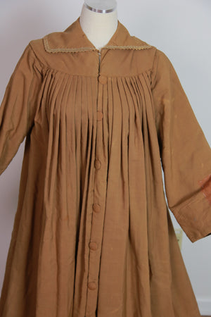 Antique Victorian Civil War era womens traveling paletot cloak coat