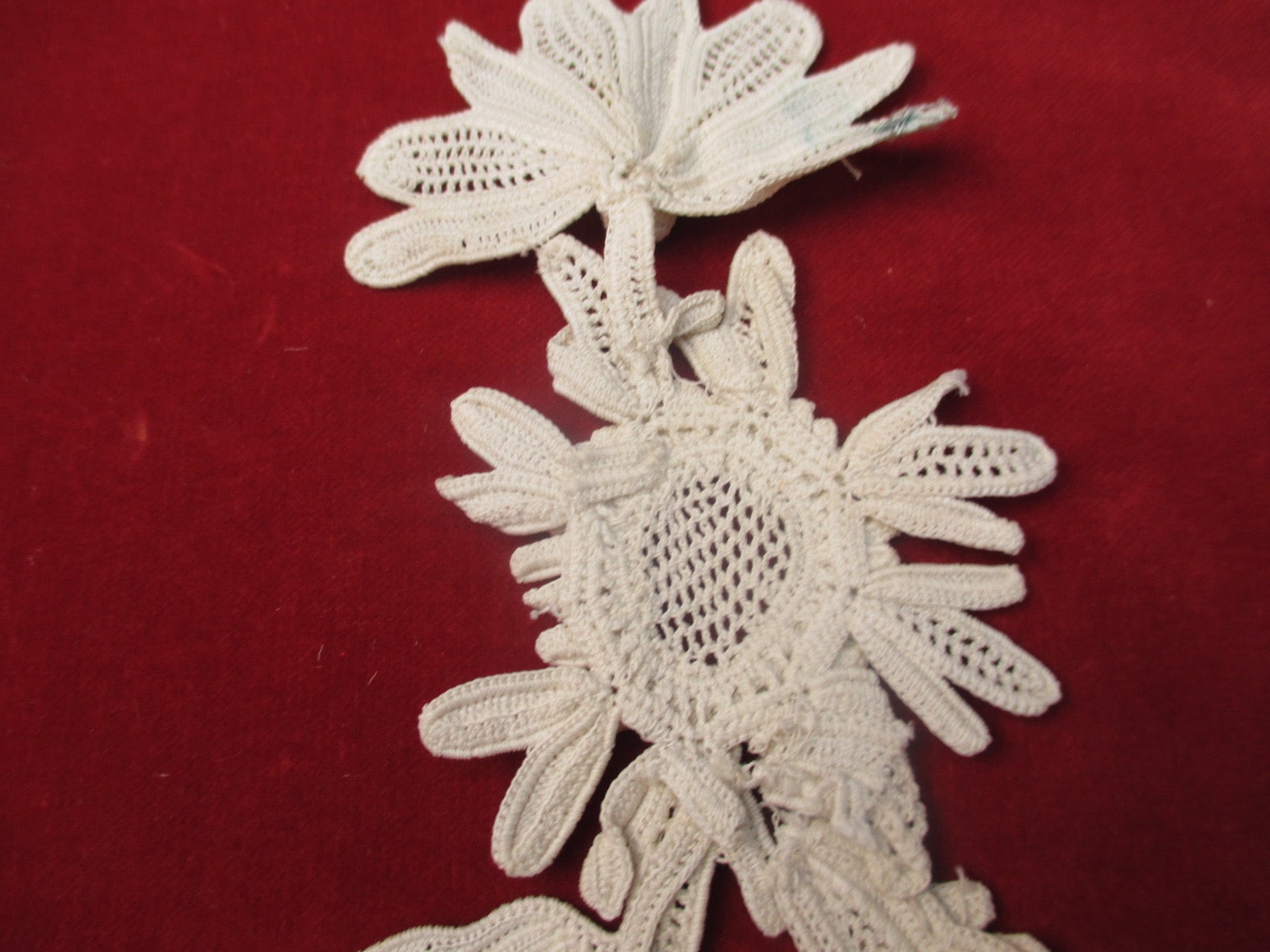 Antique Victorian Floral applique