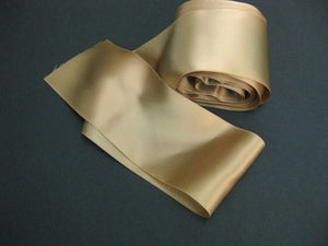 Gold satin ribbon 3 inch wide