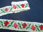 Antique Victorian Embroidered trim