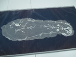 Antique Victorian Brussels Lace applique on net
