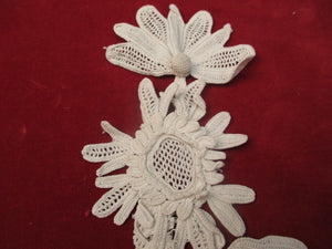 Antique Victorian Floral applique