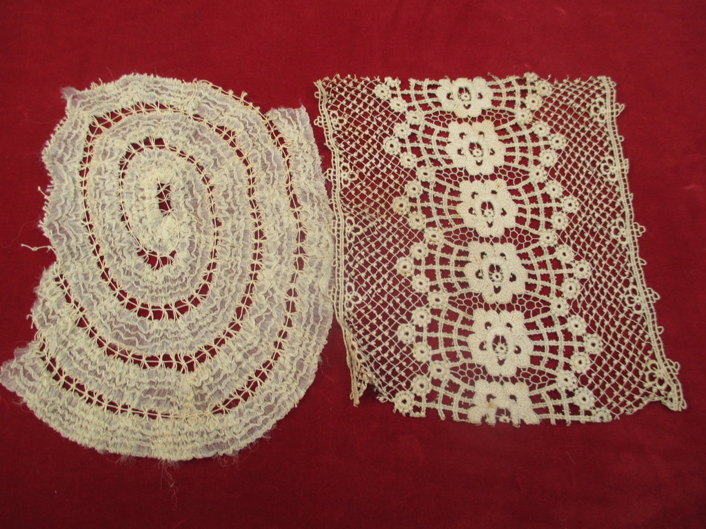 Antique Victorian Lace lot 2 pieces