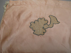 Vintage 30s Silk Pillowcase cover