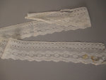 Antique Victorian Lace net beading trim