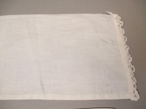 Antique Victorian Baby Pillow Cases set of 2