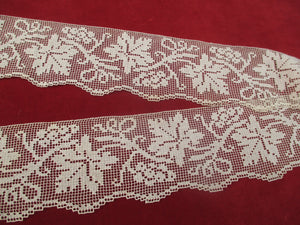 Antique Victorian Filet lace trim