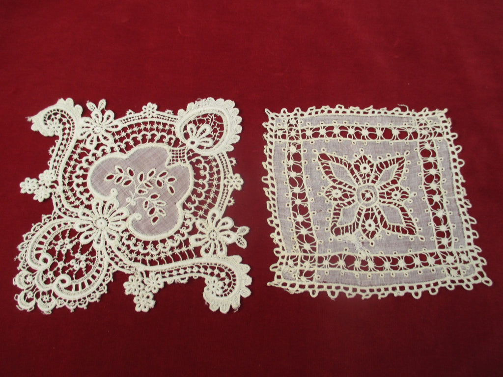 Antique Victorian set of doilies 2 pc