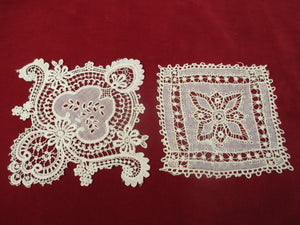 Antique Victorian set of doilies 2 pc