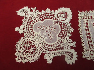 Antique Victorian set of doilies 2 pc