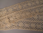 Antique Victorian Crochet Lace Flounce