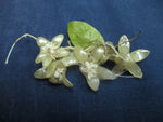 Antique Victorian millinery Wax flowers