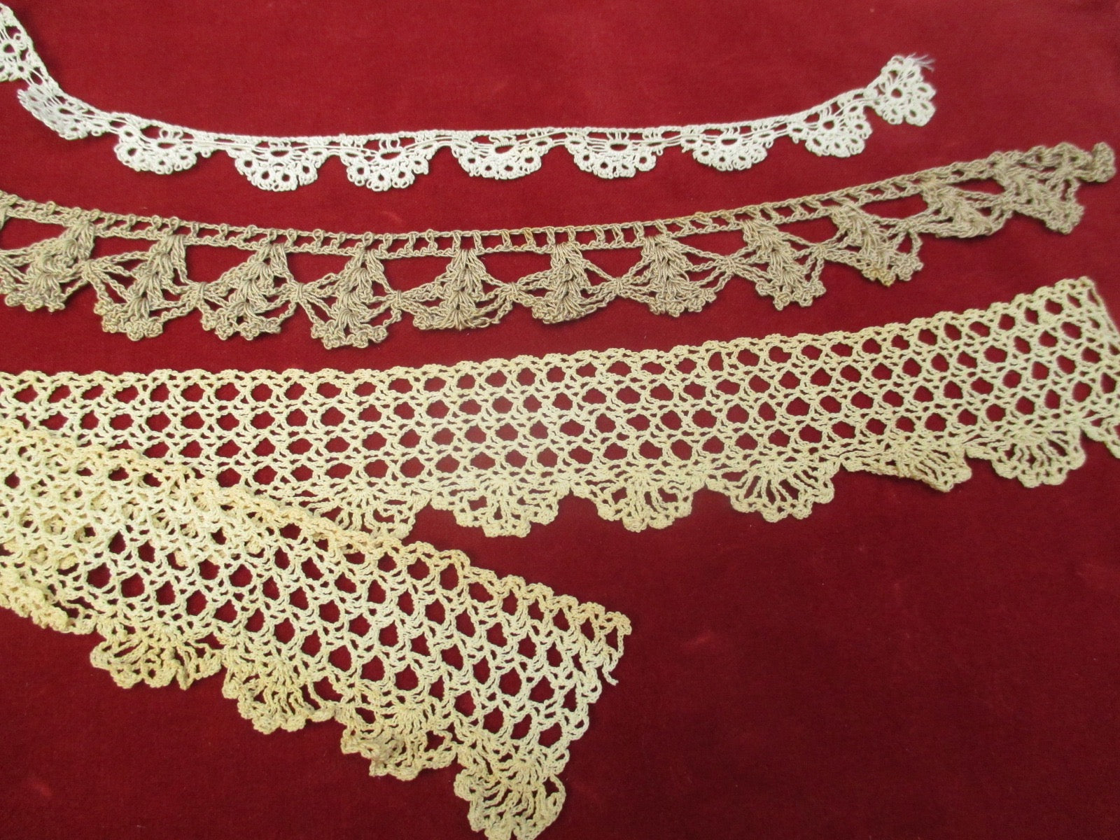 Antique Victorian Lace lot 3 piece