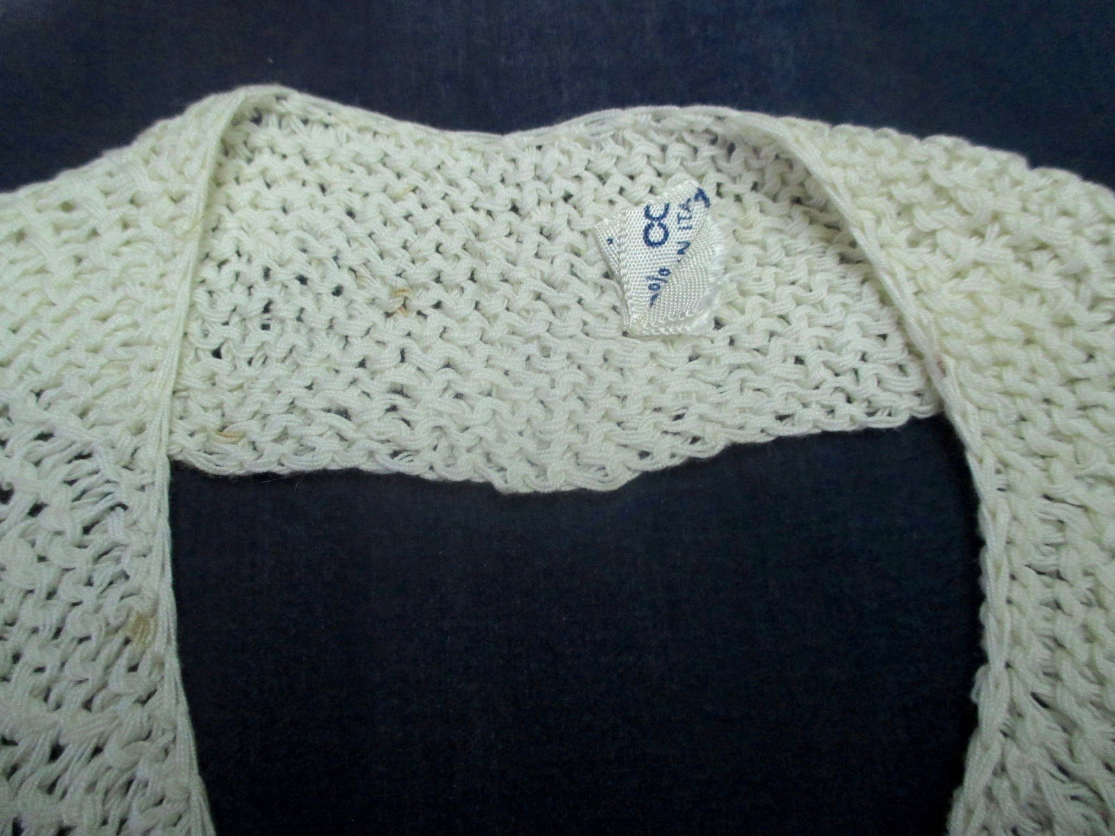 Vintage 1930s Crochet baby collar