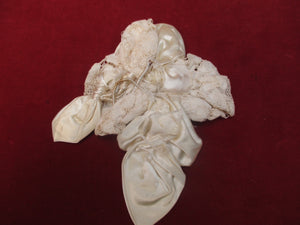 Antique Victorian silk and lace millinery flower