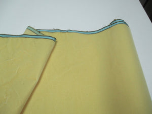 Antique French Millinery Velvet Fabric Cotton silk yellow