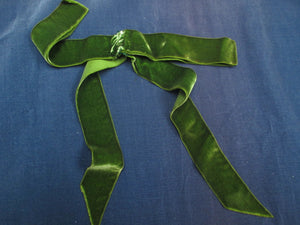 Vintage 1950s Rayon velvet ribbon