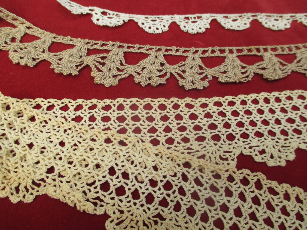 Antique Victorian Lace lot 3 piece