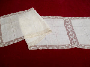 Antique Victorian Lace Runner