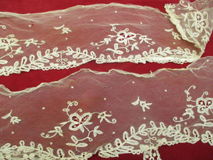 Antique Victorian Lace lot 2 pieces