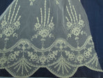 Antique Victorian Embroidered lace piece