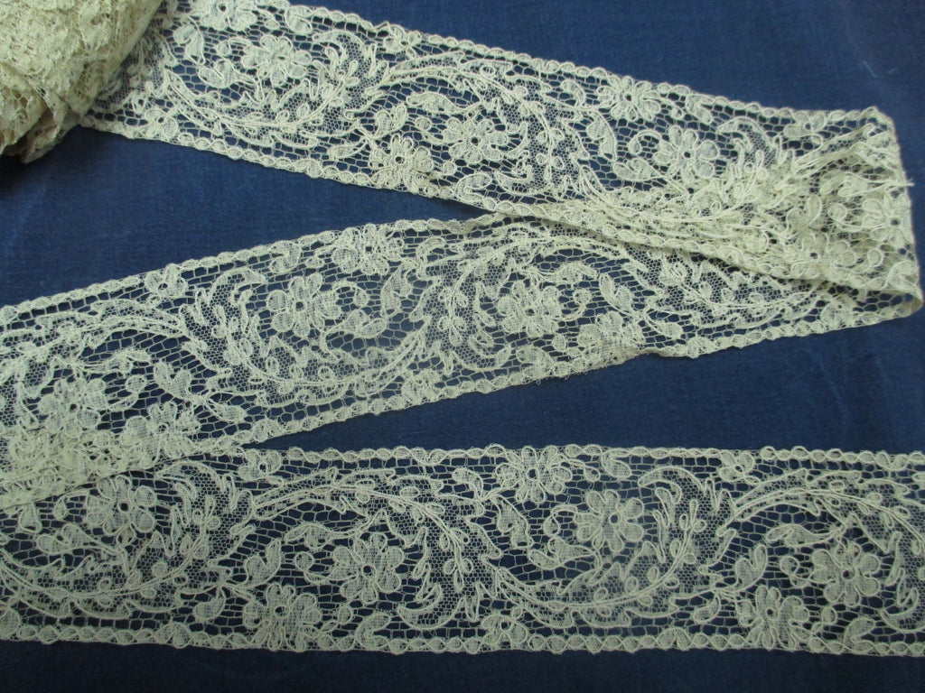 Antique Victorian French Handmade lace